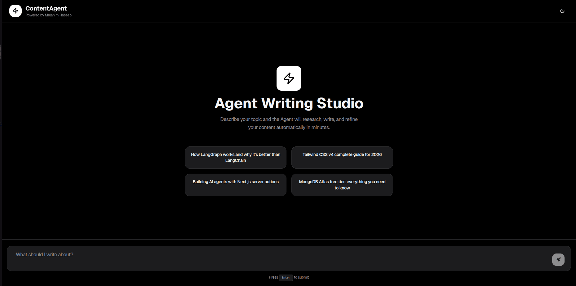 ContentAgent: I Built a Multi-Agent Blog Writer in a Day